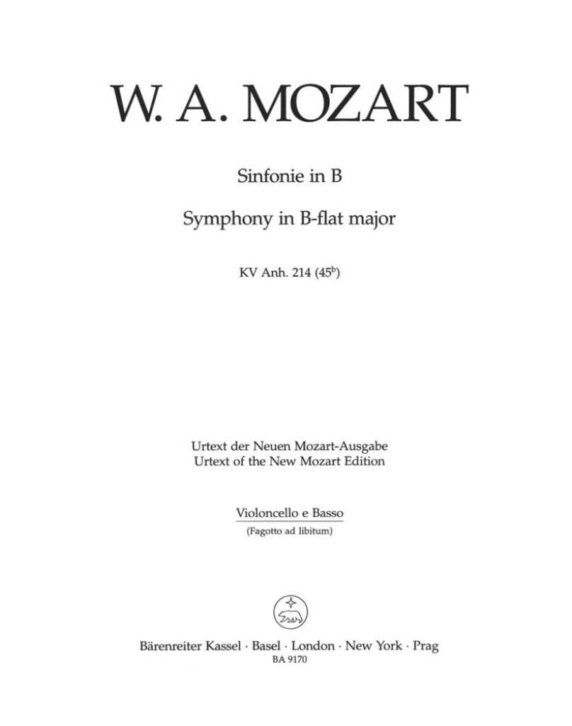 Symphony in Bb Major No. 55